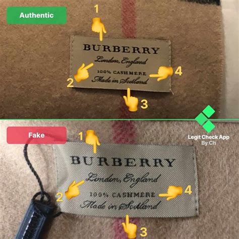 burberry tasche replica|Burberry scarf vs real.